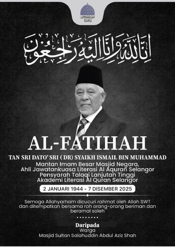 Bekas Imam Besar Masjid Negara meninggal dunia Bekas Imam Besar Masjid Negara meninggal dunia