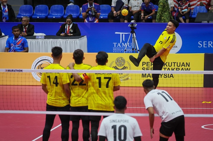 Piala Dunia Sepak Takraw: Malaysia tewaskan Singapura acara kuadran Piala Dunia Sepak Takraw: Malaysia tewaskan Singapura acara kuadran