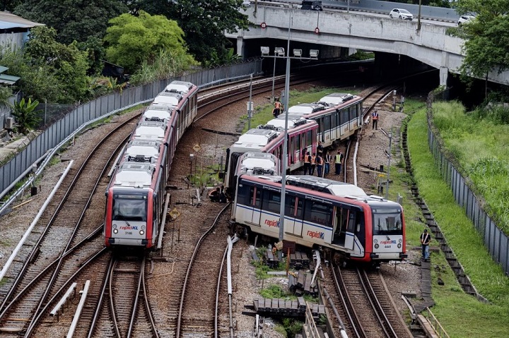 Tren tergelincir di Stesen Chan Sow Lin, Rapid KL aktifkan pelan alternatif Tren tergelincir di Stesen Chan Sow Lin, Rapid KL aktifkan pelan alternatif