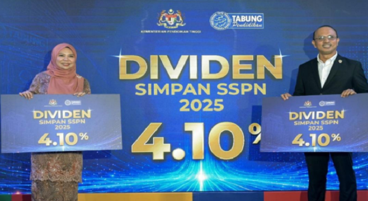 PTPTN umum dividen Simpan SSPN 2025 pada kadar 4.10 peratus